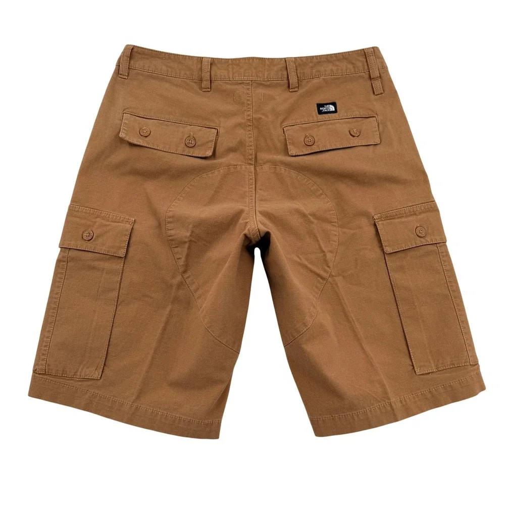 The North Face Men Size 32 Brown Organic Cotton Cargo Shorts  Hiking Utility